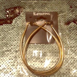 Medium Size Gold Costume Hoops
